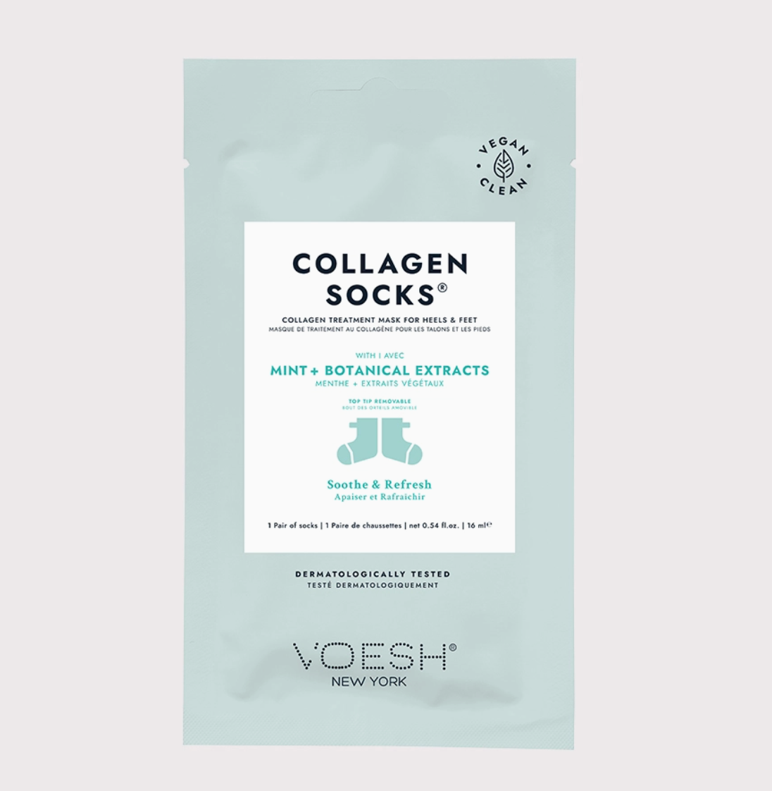 Voesh-Collagen Socks w/Mint + Bot Ext 16ML