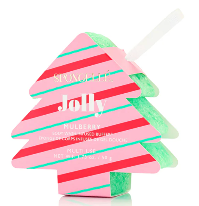 Spongelle-Holiday Tree Jolly (Mulberry)