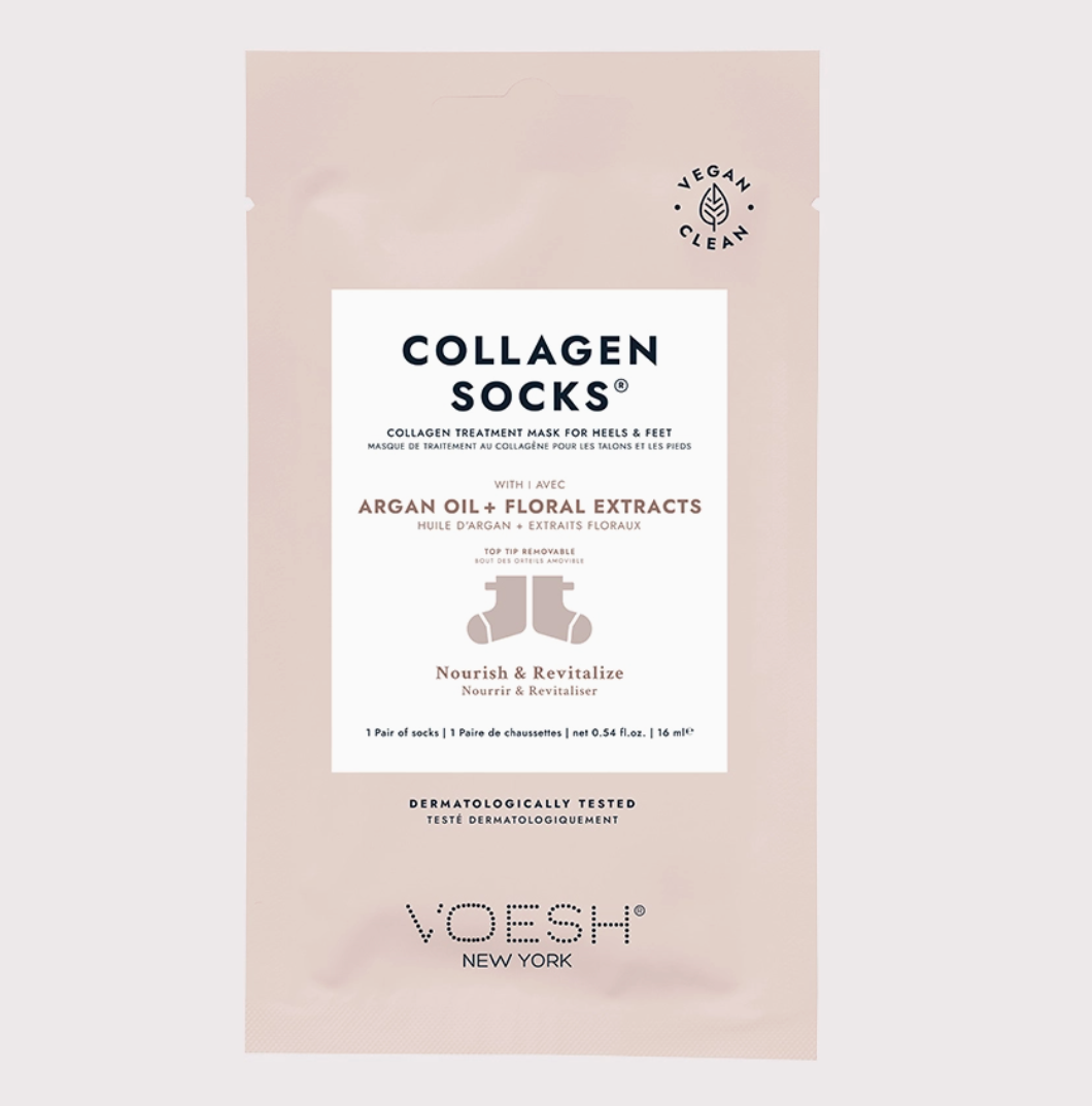 Voesh-Collagen Socks w/Argan Oil + Fl Ext