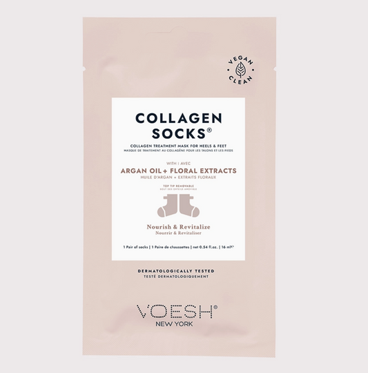 Voesh-Collagen Socks w/Argan Oil + Fl Ext