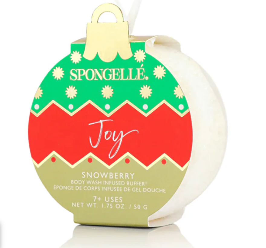 Spongelle-Ornament Joy (Snowberry)